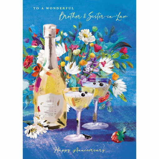 Picture of BROTHER & SISTER IN LAW ANNIVERSARY CARD